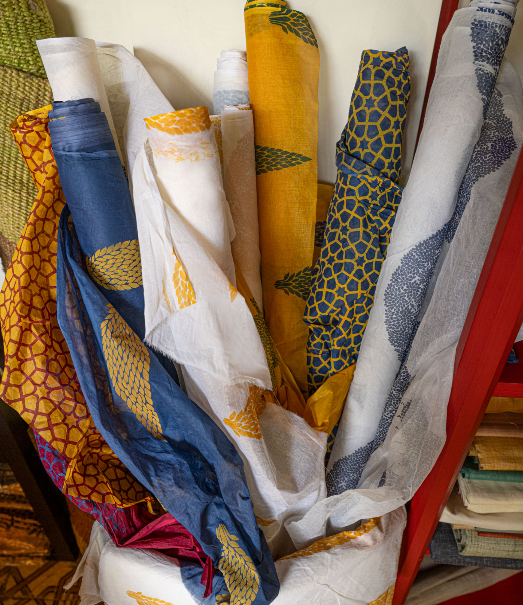 Tenda in organza di cotone stampato - immagine 3